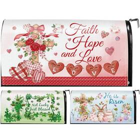 K02000254 Romart 3 Pcs Mailbox Covers Magnetic Standard Size Valentines Day St Patricks E