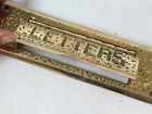 Rr7x Brass Artware Vintage Mail Slot Letter Box Door Plate Wall