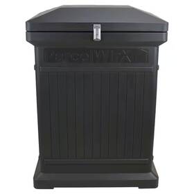 Rts Home Accents 445009315350 Parcelwirx Graphite Vertical Lockable Package Delivery Box