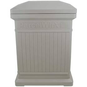 Rts Home Accents 627606002148 Parcelwirx Prestige Pewter Vertical Package Delivery Box
