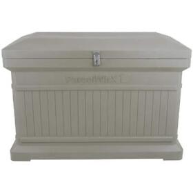 550200500a7981 Rts Home Accents Package Delivery Box Gray Horizontal Lockable Fade Resistant