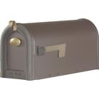 Mb420r Rural Post Mount Bronze Mailbox Venetian Postmaster Windmere Mailboxes