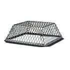 Rvg1616g Galvanized Black Roof Ventguard With Wildlife Exclusion Screen 020729101161