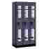S-31368blu Salsbury Industries 36 In W X 76 H 18 D Single Tier See-through Designer Wood