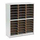 Saf7121gr Gray 36 Sorter Literature Sections Safco Fiberboard Steel