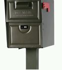 Safety Lock Armory Wall Keyless Bronze Street Security Post Combination Mailbox