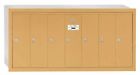G7640674 Salsbury Brass Industries Mailbox 3507bru 7 Doors Vertical