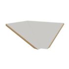 Salsbury Filler Designer Sloping Hood Gray Deep 18 Corner Wood Locker