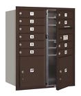 3710da-10zfp Salsbury Fl Industries 2in 12dr Mailbox Bz Horiz Prvt 37-1