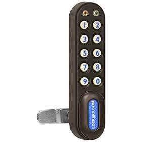 22290blk Salsbury Industries Electronic Lock - For Designer Wood Locker Door Black