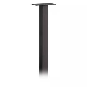 Salsbury Industries 313040681697 Standard In-ground Mounted Mailbox Pedestal For Roadside Mailboxes In Black