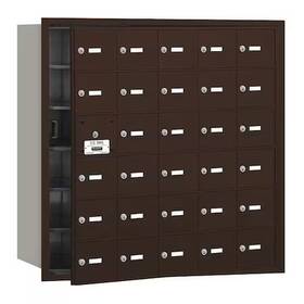 3630zfu Salsbury Industries Mailbox Bronze Powder Coated 30 Doors Recessed