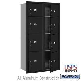 3716d-8pafu Salsbury Industries Recessed Mounted 4c Horizontal Parcel Locker With 8 Lockers