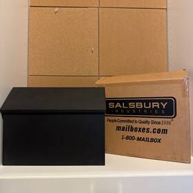 4610 Salsbury Industries Standard Blk Horizontal Style Traditional Mailbox New