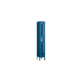 71162bl-u Salsbury Industries 12 Inch Wide Single Tier Vented Metal Locker - 1 6 Feet High Inches D