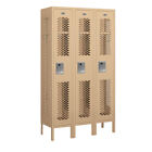 71352tn-u Salsbury Industries 1 Tier Vented Locker 36inch.wx66inch.hx12inch.d 3 Door