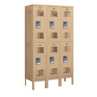 72355tn-u Salsbury Industries 2 Tier Vented Locker 36inch.wx66inch.hx15inch.d 6 Door