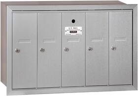 Salsbury Industries 732454789162 Recessed Mounted Vertical Mailbox With 5 Doors And Usps Access