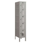 75158gy-u Salsbury Industries 5 Tier Box Vented Locker 12inch.wx66inch.hx18inch.d Door