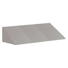 12inwx18ind Salsbury Industries 77758gy Locker Slope Top Gray
