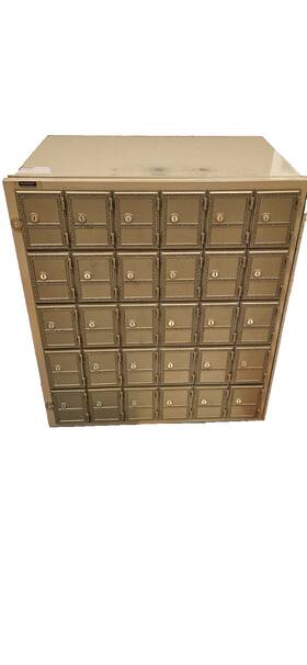 W9ysia2116rl Salsbury Industries Americana Mailbox Private Access- 30 Doors And Keys- Front Loading