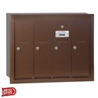 3504zru Salsbury Usps Access Industries Bronze Recessed-mounted Vertical