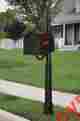Spk600-bl Scb-1005 Special Lite Products Hummingbird Curbside Mailbox With Ashland Post Unit