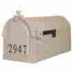 Scb-1015-fn-wh Berkshire Curbside Mailbox With Front Numbers-white 092776520011