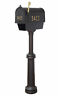 Scb2015dxbr-spk590-blk-lb998 Special Lite Products Berkshire Curbside Mailbox With Bradford 092776129405