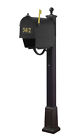 Scb2015fnbr-spk700-wrb3-blk-lb998 Special Lite Products Berkshire Curbside Locking Mailbox With 092776132320