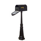 Scc1008-spk591-blk-lb998 Special Lite Products Company Classic Curbside Mailbox With 092776129764