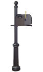 Scc1008-spk592-blk-lb998 Special Lite Products Classic Curbside Locking Mailbox With 092776130333