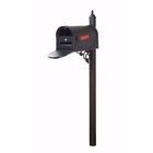 Scf1003-spk651-blk-lb998 Special Lite Products Company Floral Curbside Mailbox With 092776130777