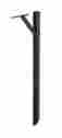 2041-7192 Sdpk0000 Solar Gibraltar Black Heavy-duty Steel Drive-in Mailbox Post Kit New Free 046462003128