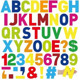 Letters-00 Seajan 184 Pcs Large Vinyl Letters 6 Inch Big Font Alphabet Number And Symbol