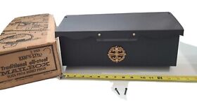 9404 Sears Ranch Style Wall Mount Traditional Steel Mailbox Vintage 1970s Movie Prop