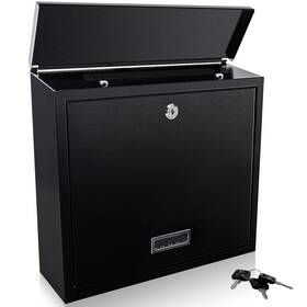 Hsn0054 Sel Natural Wall Mounted Mailbox With Key Lock Security Mail Box Slot Large Capacity