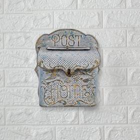 Sjha1116 Senjchicwd Vintage Wall Mount Mailbox For Outside Metal Decor Mailboxes Antique Style No