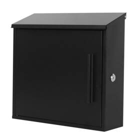 Slpw253bl Serenelife Outdoor Wall Mount Locking Mailbox Apartment Letter Organizer Black