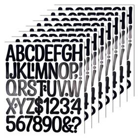 Lyx2235 Shunyinlai 2-inch Letter Number Sticker - Self Adhesive Capital Alphabet Stickers Black