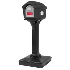Simplay3 850003181875 American Home By Dig-free Easy Up Mailbox And Post Combination In Black