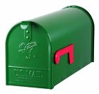 E1100g00 Size Standard Green Steel Mailbox Galvanized Rural Gibraltar