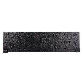 Skandh 066615629056 Iron Black Powder Coated 11.5 Inch X 3 Tidy Letter Plate Mail Slot F