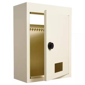 Skyshalo 705353898693 Through The Wall Drop Box Heavy Duty Steel Mailbox 12.5x6.3x1