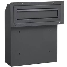 Skyshalo 744110028218 Through The Door Key Drop Box Heavy Duty Steel Mailbox 12 Inch