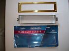 Sleeve Polished Trim Schlage Piece Mail Slot Brass