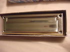 626b3 Slot Bright Ives 1 Box Set Plate Mail Nos Brass Vintage Letter Finish
