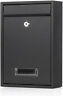 Sm-0601lm Locking Mailbox Wall Mount Heavy Duty Money Security Medium Matte