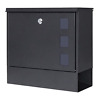 Sm-hpb911bn Jssmst Locking Mailbox Wall Mounted Vertical Mailboxes With 691041120668