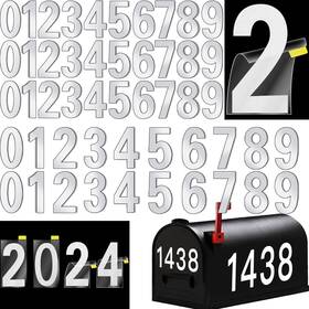 4silver Sogewo 3 Reflective Mailbox Numbers For Outside - 50 Pcs Waterproof Inch X 4 2